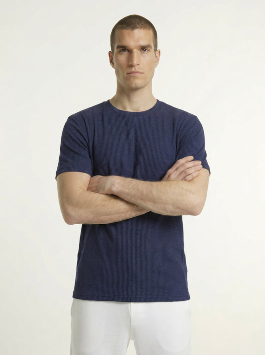 Breeze Men’s Regular Fit Short Sleeve T-Shirt – 100% Micro Polyester, Dot Knit