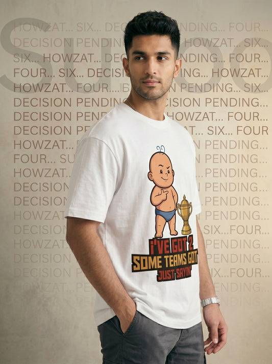 ‘Some Teams Got 1’ T-Shirt – Oversized Fit Premium Cotton (Unisex)