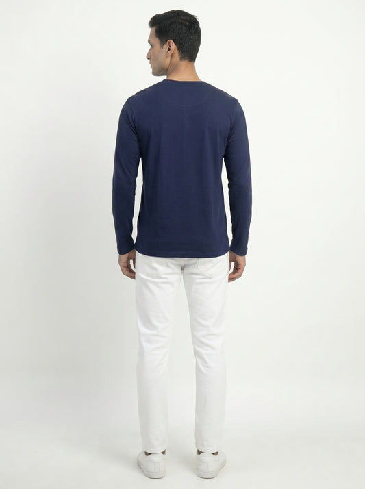 Men’s Regular Fit Full Sleeve T-Shirt – 100% Cotton, Soft & Comfortable