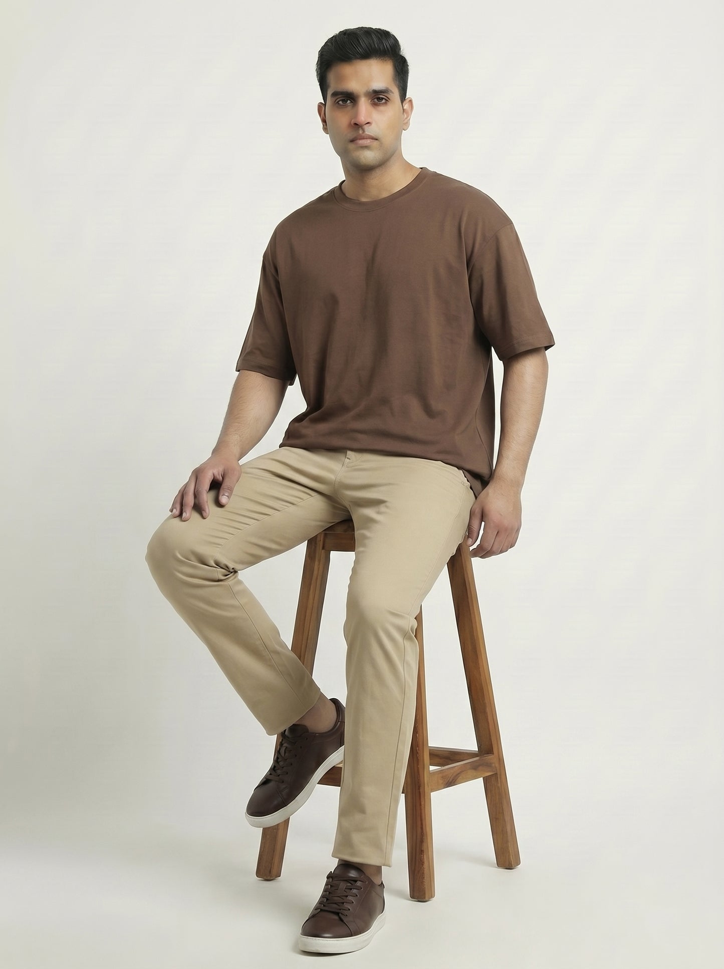 Premium 220 GSM Oversized Cotton T-Shirt – Unisex
