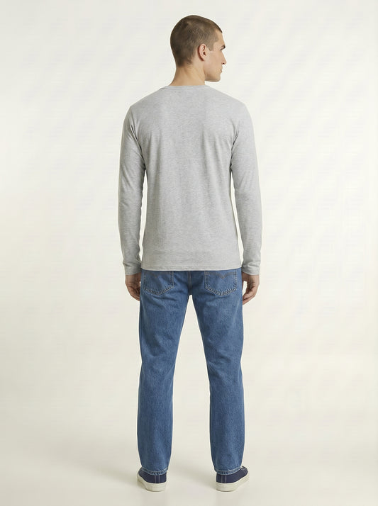 Men’s Regular Fit Full Sleeve T-Shirt – 100% Cotton, Soft & Comfortable