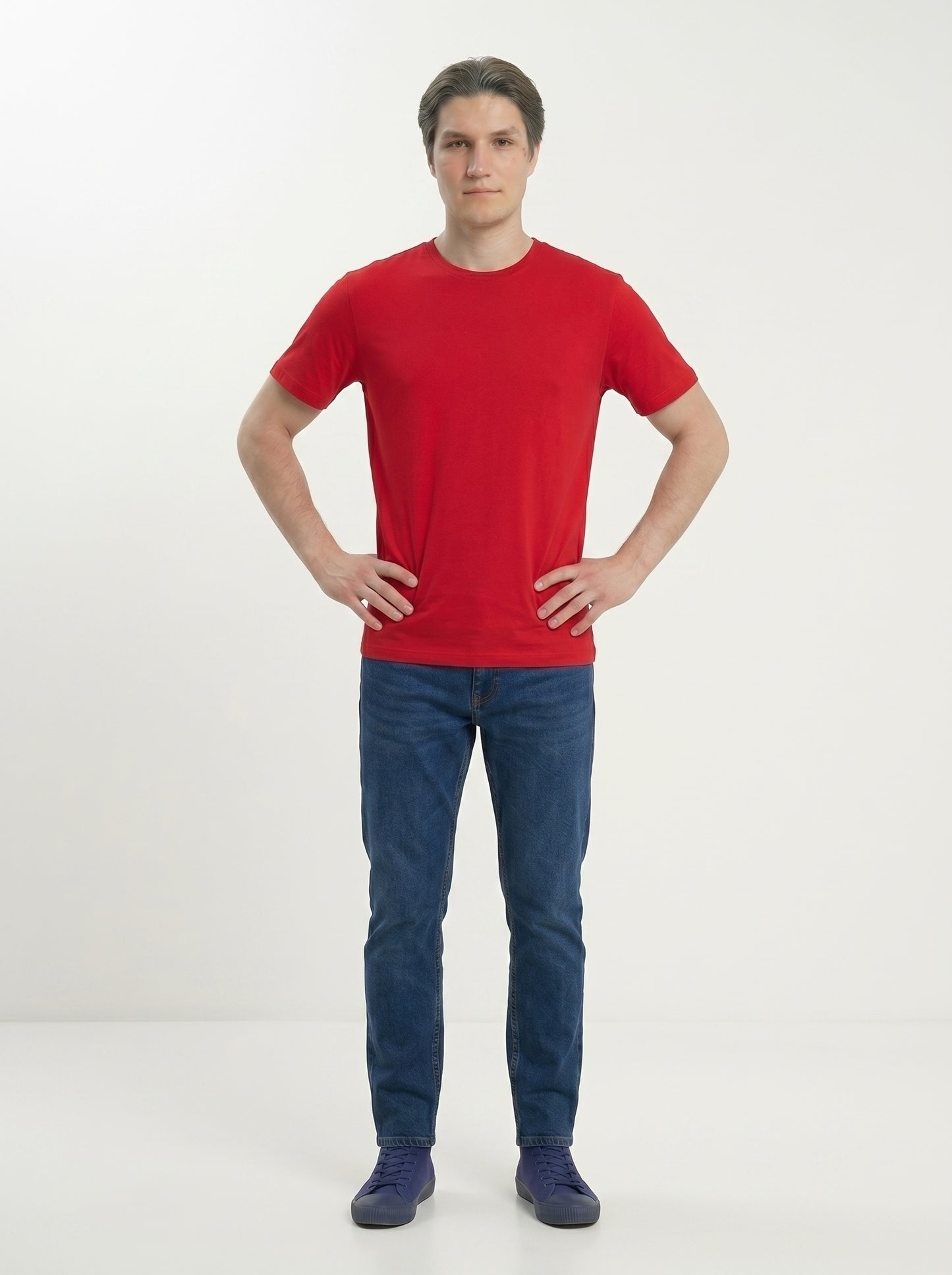 Essential 180 GSM Cotton T-Shirt – Regular Fit (Unisex)