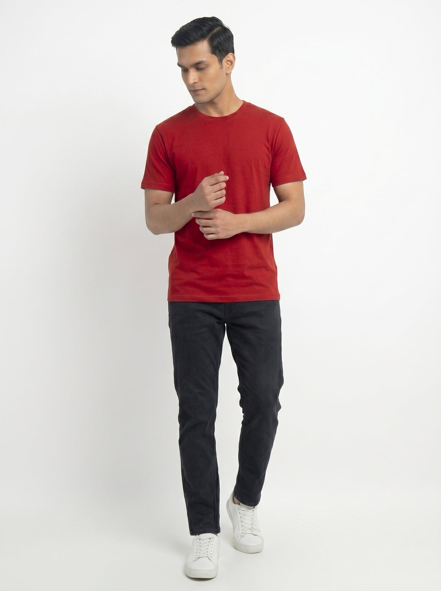 Premium 220 GSM Cotton T-Shirt – Regular Fit (Unisex)
