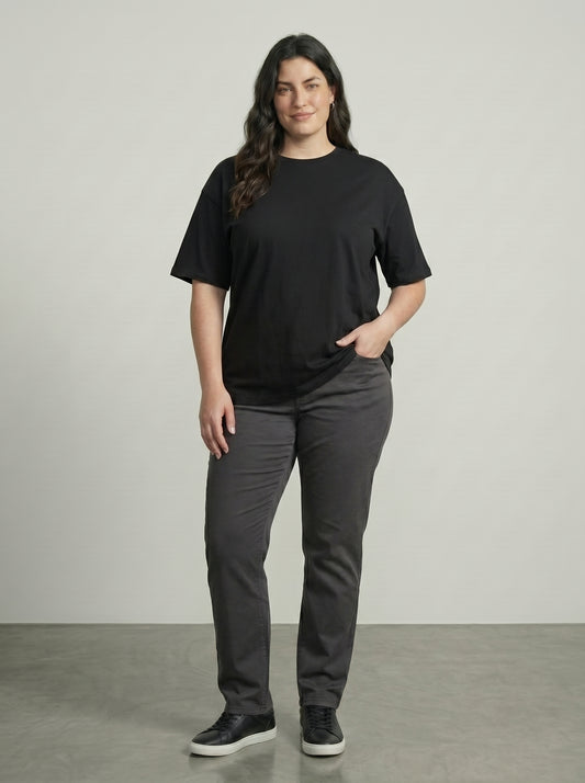 Premium 220 GSM Oversized Cotton T-Shirt – Unisex