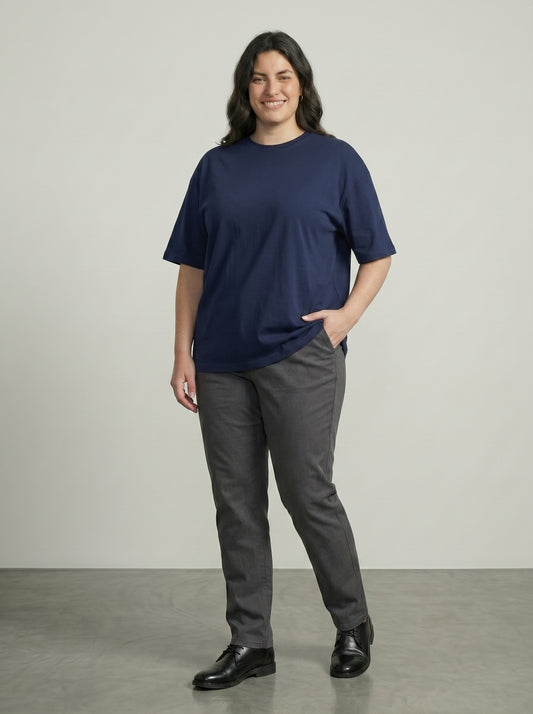 Premium 220 GSM Oversized Cotton T-Shirt – Unisex