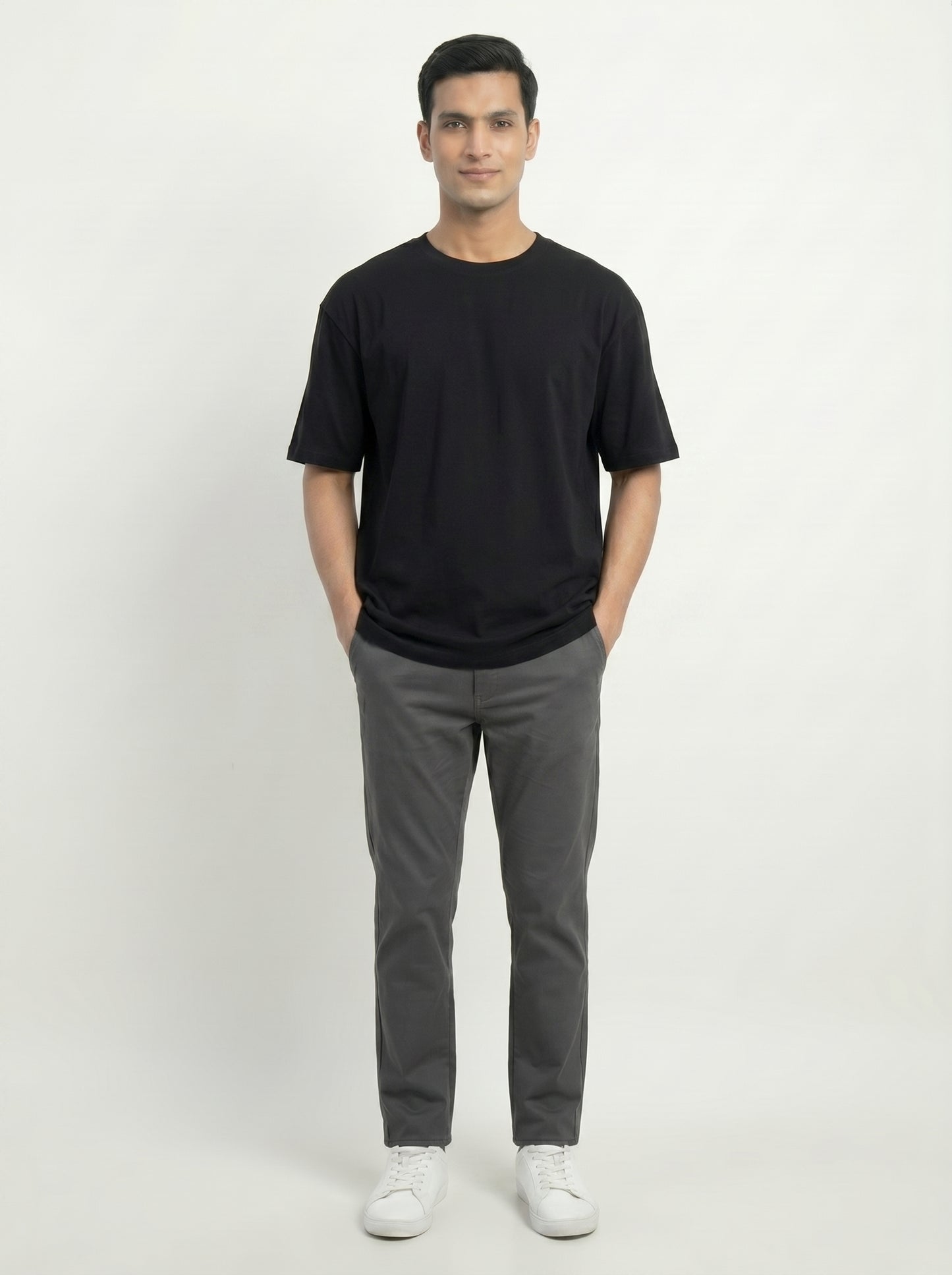 Premium 220 GSM Oversized Cotton T-Shirt – Unisex