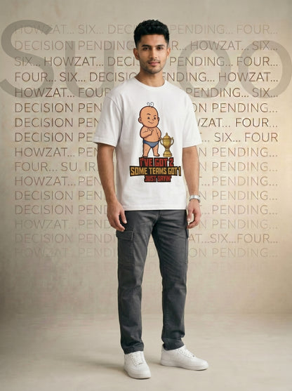 ‘Some Teams Got 1’ T-Shirt – Oversized Fit Premium Cotton (Unisex)