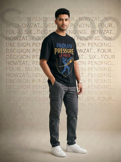 Indian Pressure League T-Shirt – Oversized Fit Premium Cotton (Unisex)