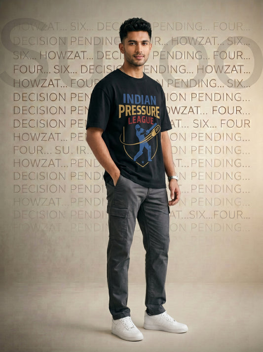 Indian Pressure League T-Shirt – Oversized Fit Premium Cotton (Unisex)