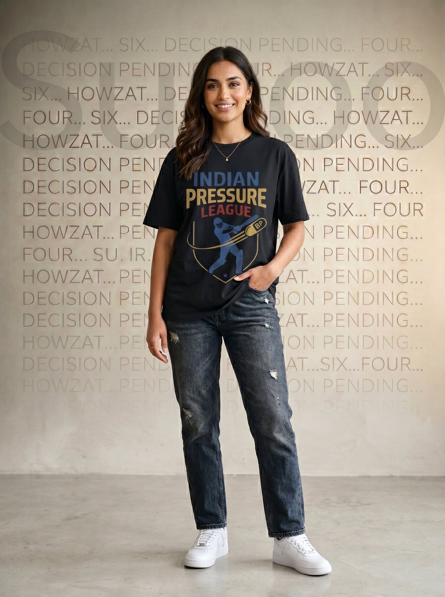 Indian Pressure League T-Shirt – Oversized Fit Premium Cotton (Unisex)