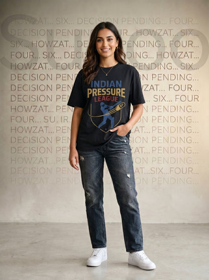 Indian Pressure League T-Shirt – Oversized Fit Premium Cotton (Unisex)
