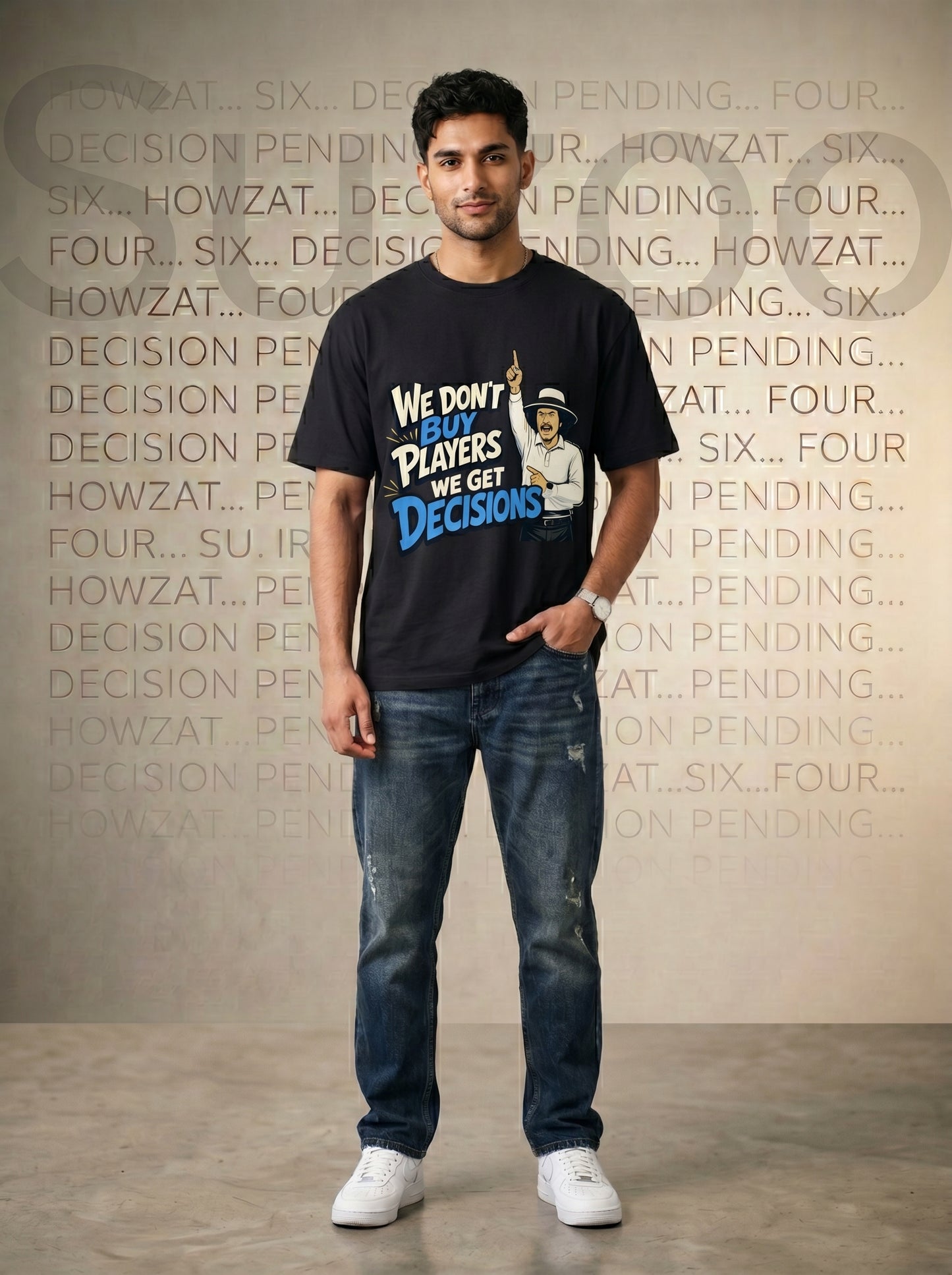 We Don't Buy Players T-Shirt – Oversized Fit Premium Cotton (Unisex)