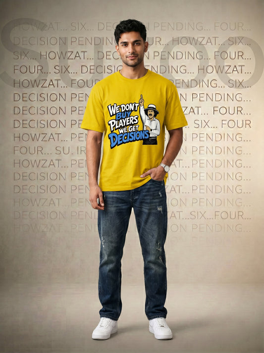 We Don't Buy Players T-Shirt – Regular Fit Premium Cotton (Unisex)