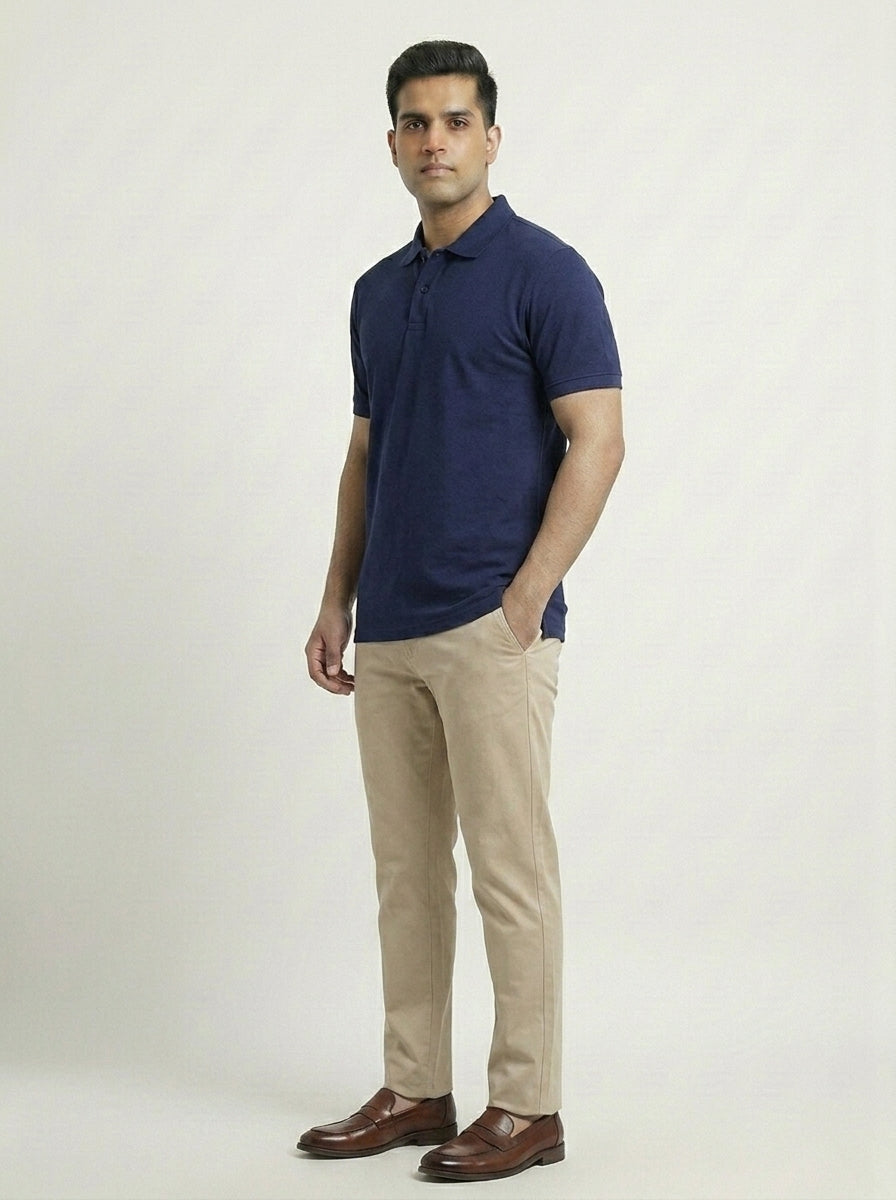 Suzoo Airtex Polo T-Shirt – Regular Fit | 240 GSM 100% Cotton (Unisex)