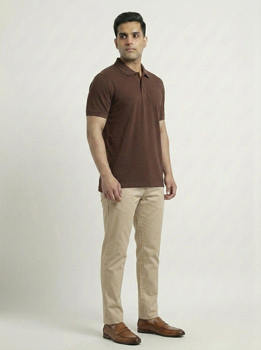 Suzoo Airtex Polo T-Shirt – Regular Fit | 240 GSM 100% Cotton (Unisex)