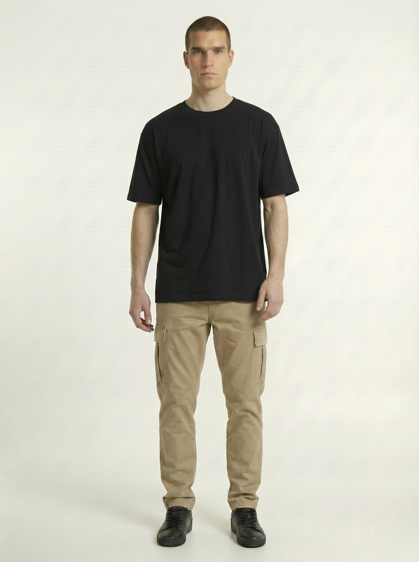 Premium 220 GSM Oversized Cotton T-Shirt – Unisex