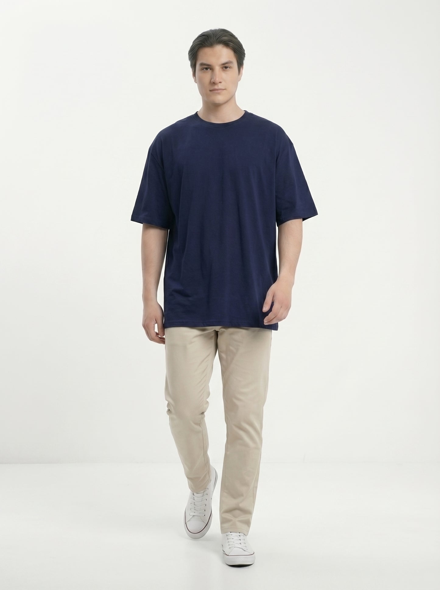 Premium 220 GSM Oversized Cotton T-Shirt – Unisex