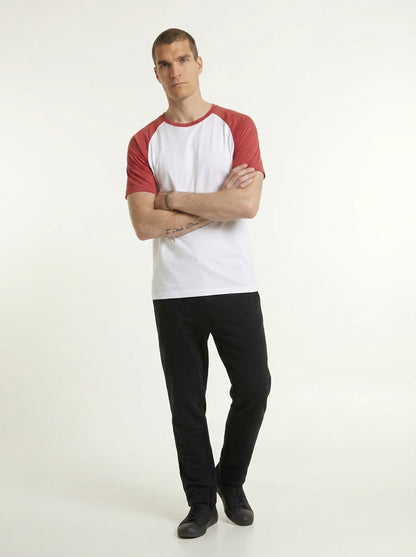 Men’s Raglan Half Sleeve 100% Cotton Soft & Comfortable Fit T-Shirt