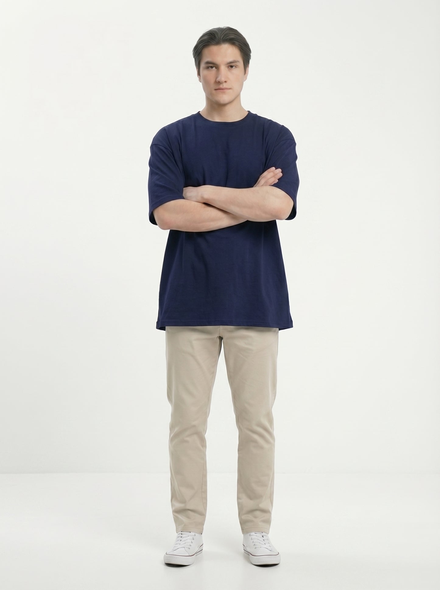 Premium 220 GSM Oversized Cotton T-Shirt – Unisex