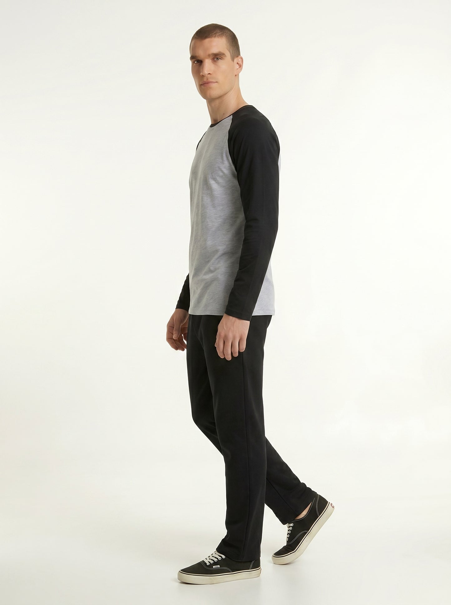Men’s Raglan Full Sleeve 100% Cotton Soft & Comfortable Fit T-Shirt