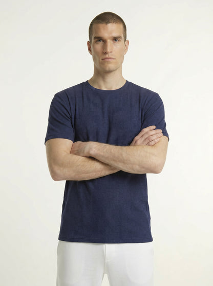 Breeze Men’s Regular Fit Short Sleeve T-Shirt – 100% Micro Polyester, Dot Knit