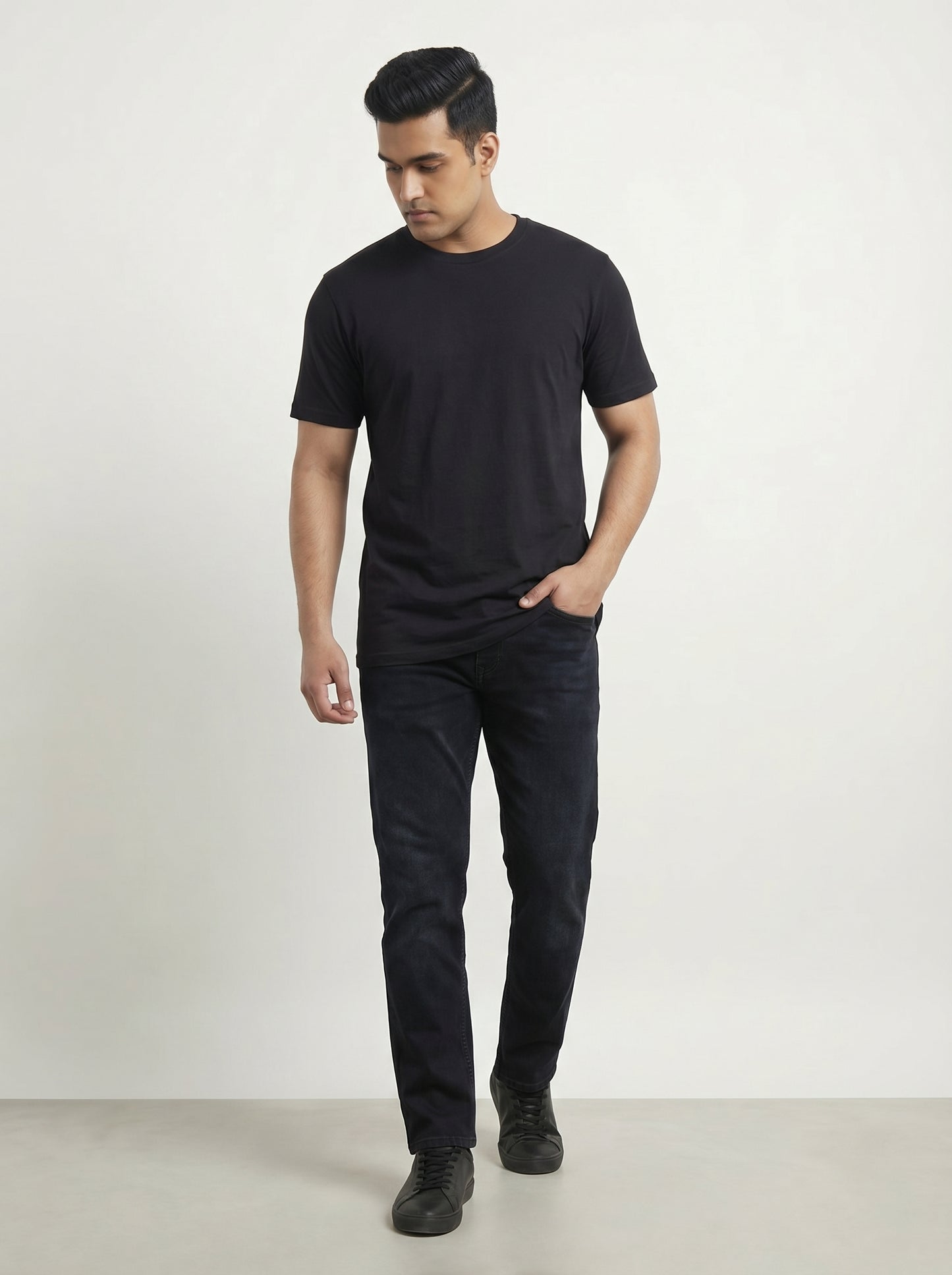 Premium 220 GSM Cotton T-Shirt – Regular Fit (Unisex)