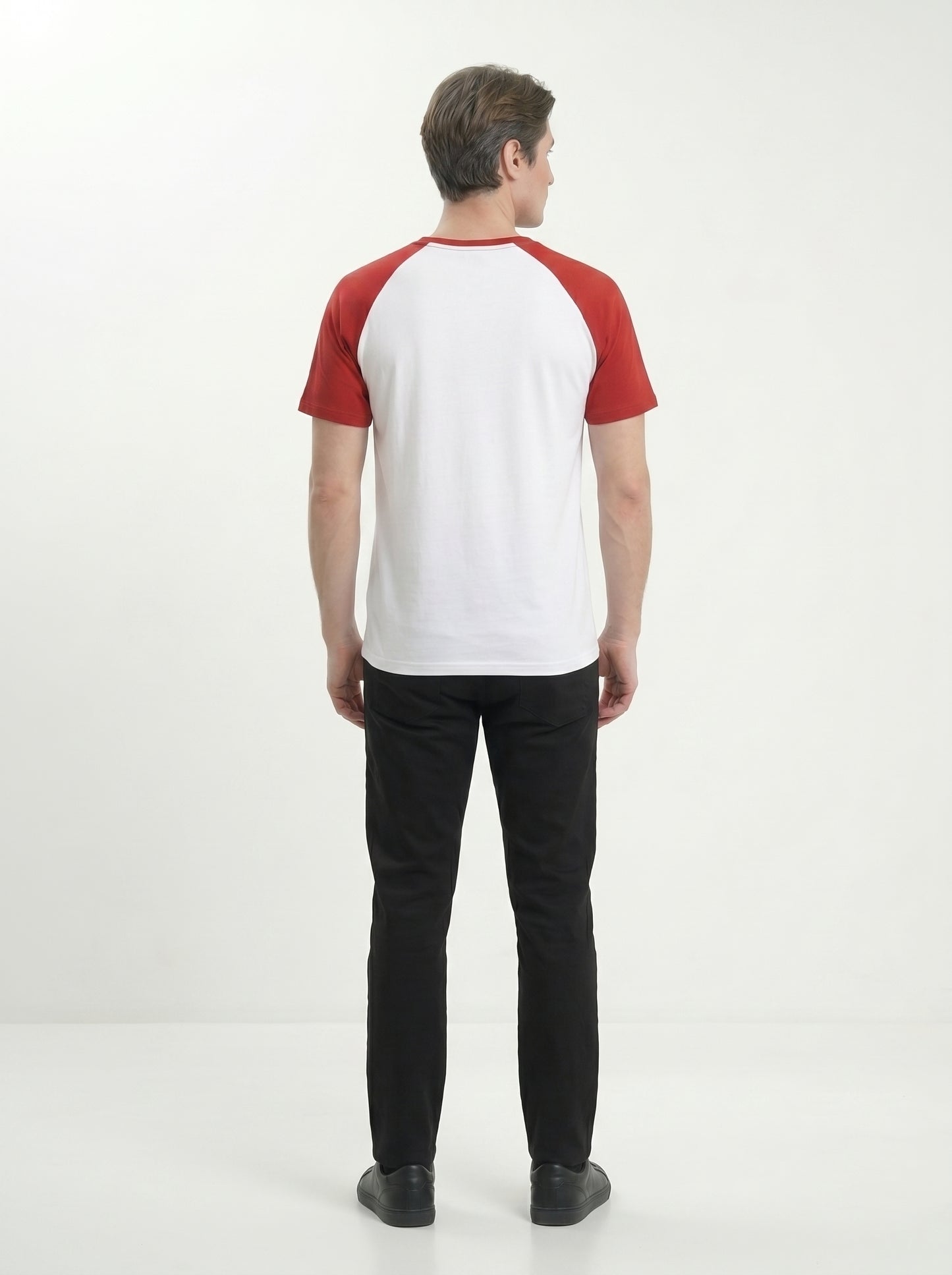 Men’s Raglan Half Sleeve 100% Cotton Soft & Comfortable Fit T-Shirt
