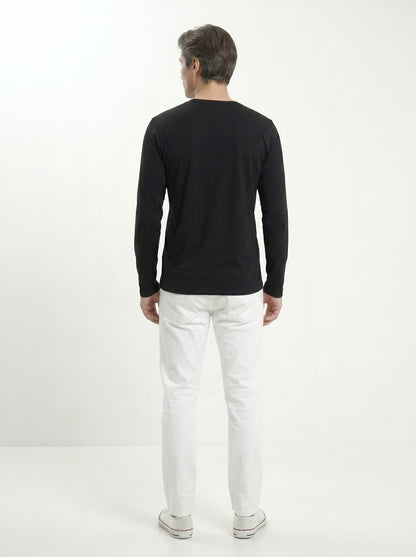 Men’s Regular Fit Full Sleeve T-Shirt – 100% Cotton, Soft & Comfortable