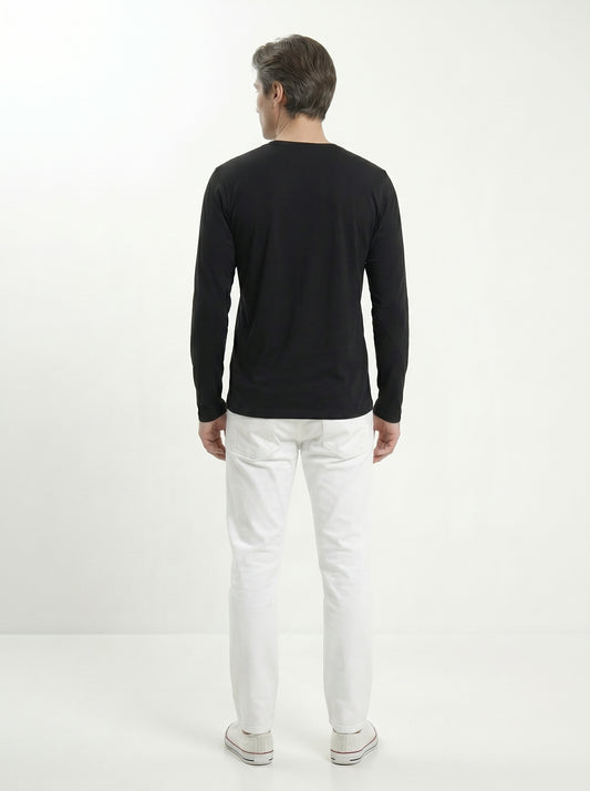 Men’s Regular Fit Full Sleeve T-Shirt – 100% Cotton, Soft & Comfortable