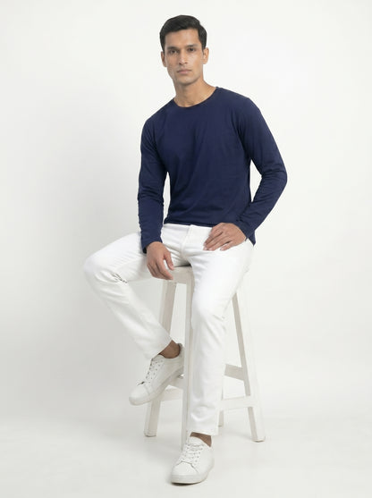 Men’s Regular Fit Full Sleeve T-Shirt – 100% Cotton, Soft & Comfortable