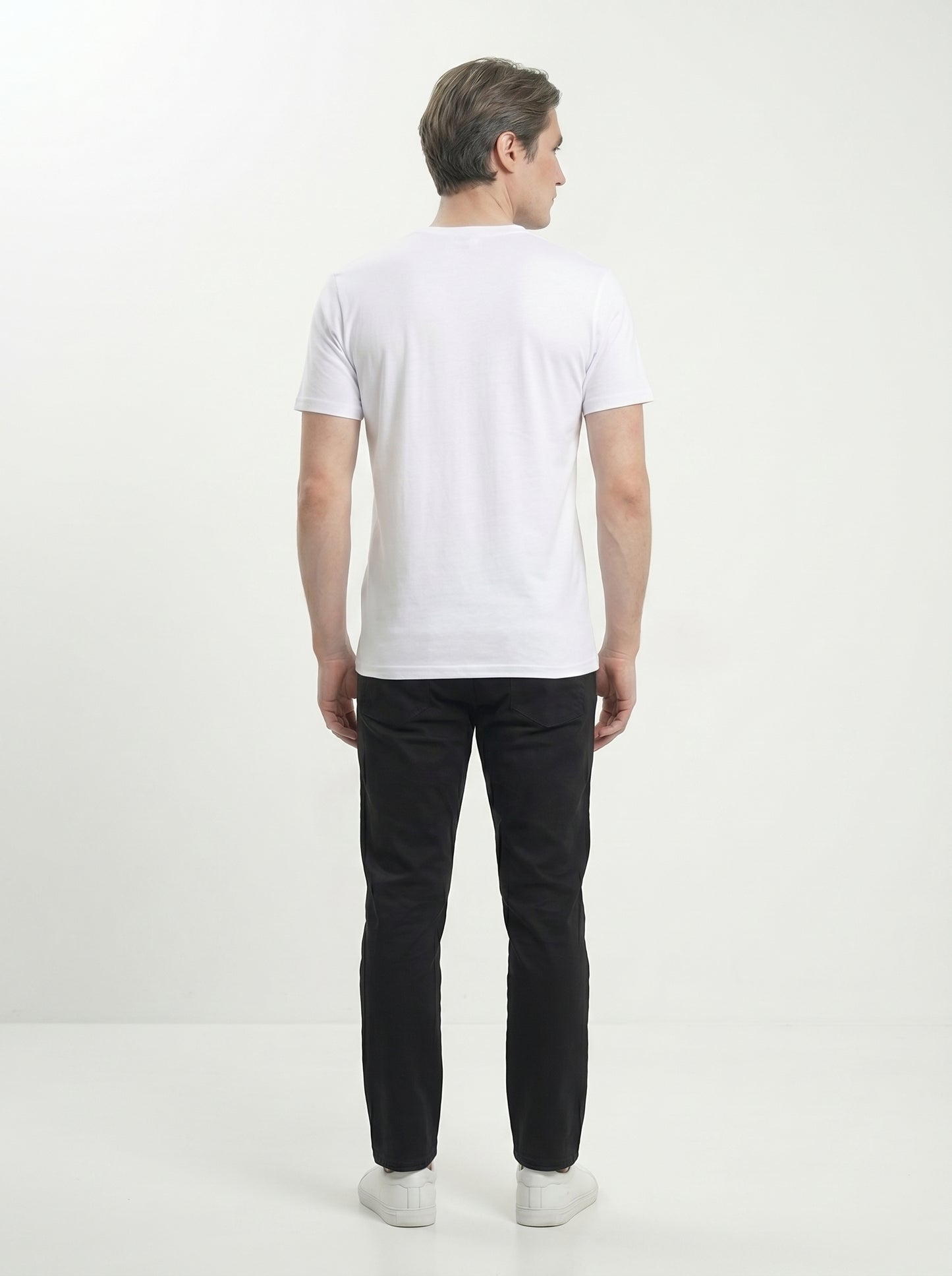Men’s Regular Fit V-Neck Half Sleeve T-Shirt – 100% Cotton, Soft & Comfortable
