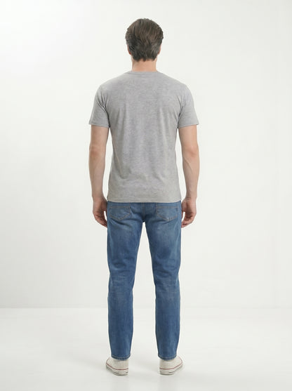 Men’s Regular Fit V-Neck Half Sleeve T-Shirt – 100% Cotton, Soft & Comfortable