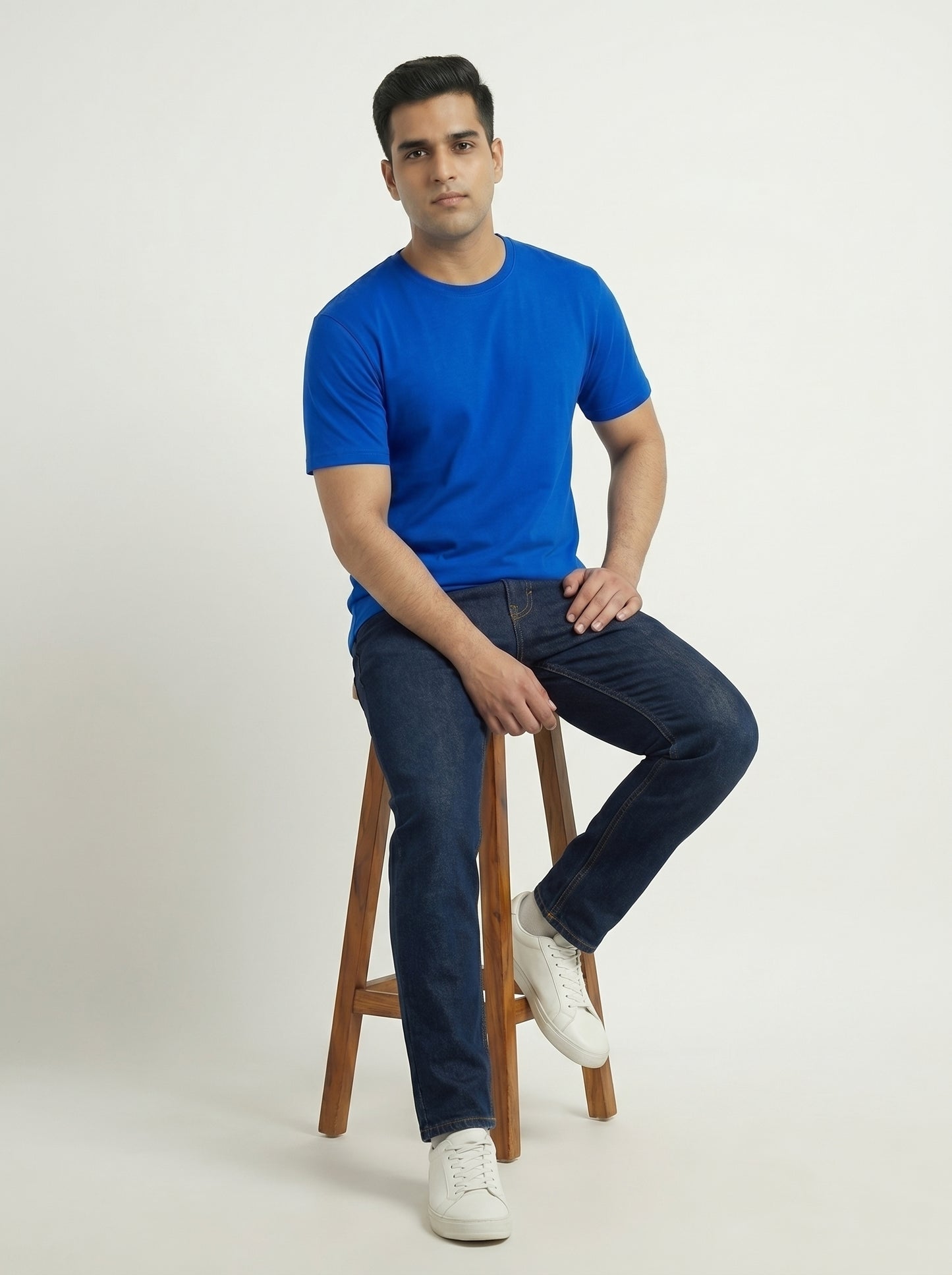 Premium 220 GSM Cotton T-Shirt – Regular Fit (Unisex)