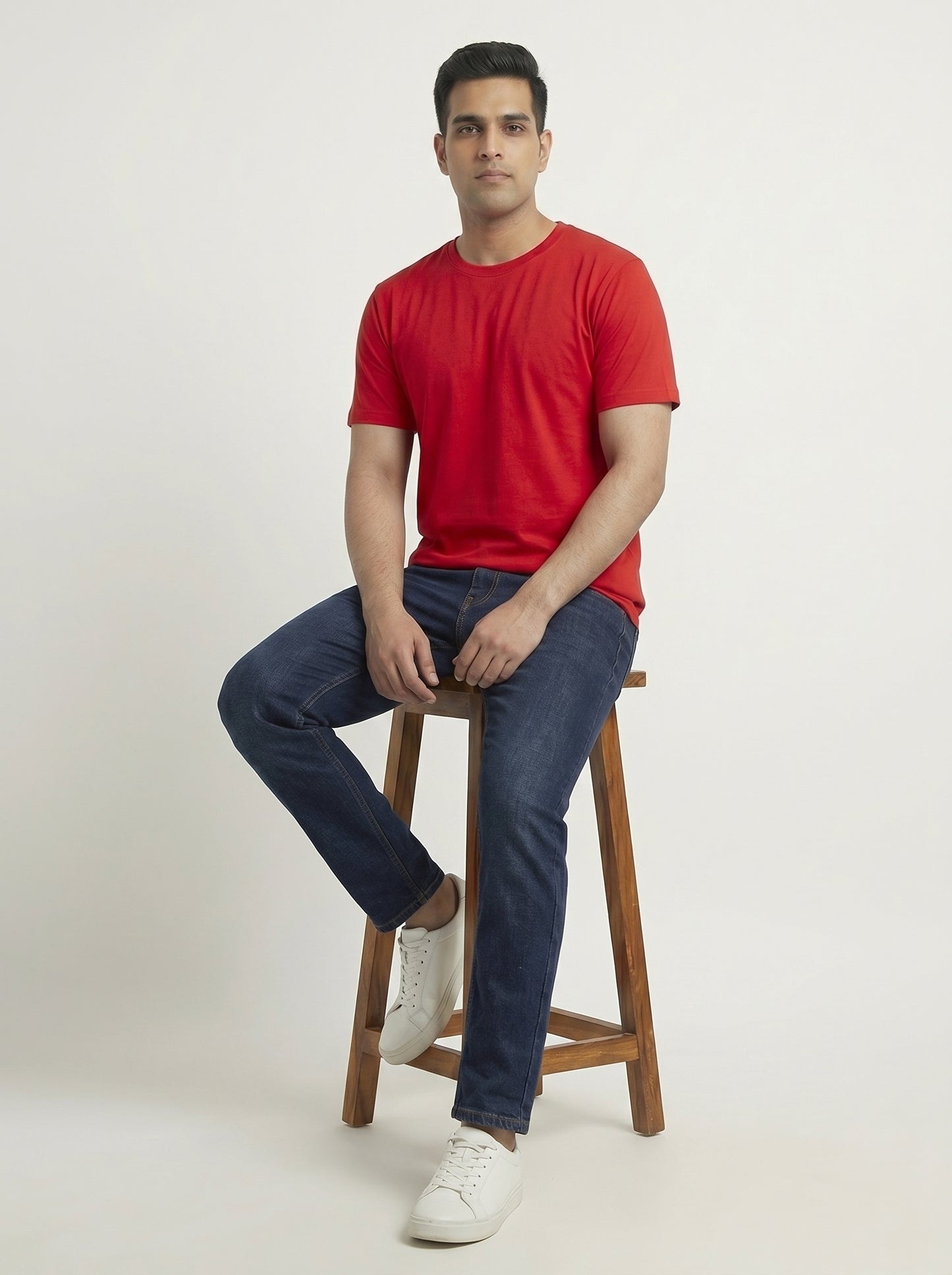 Premium 220 GSM Cotton T-Shirt – Regular Fit (Unisex)