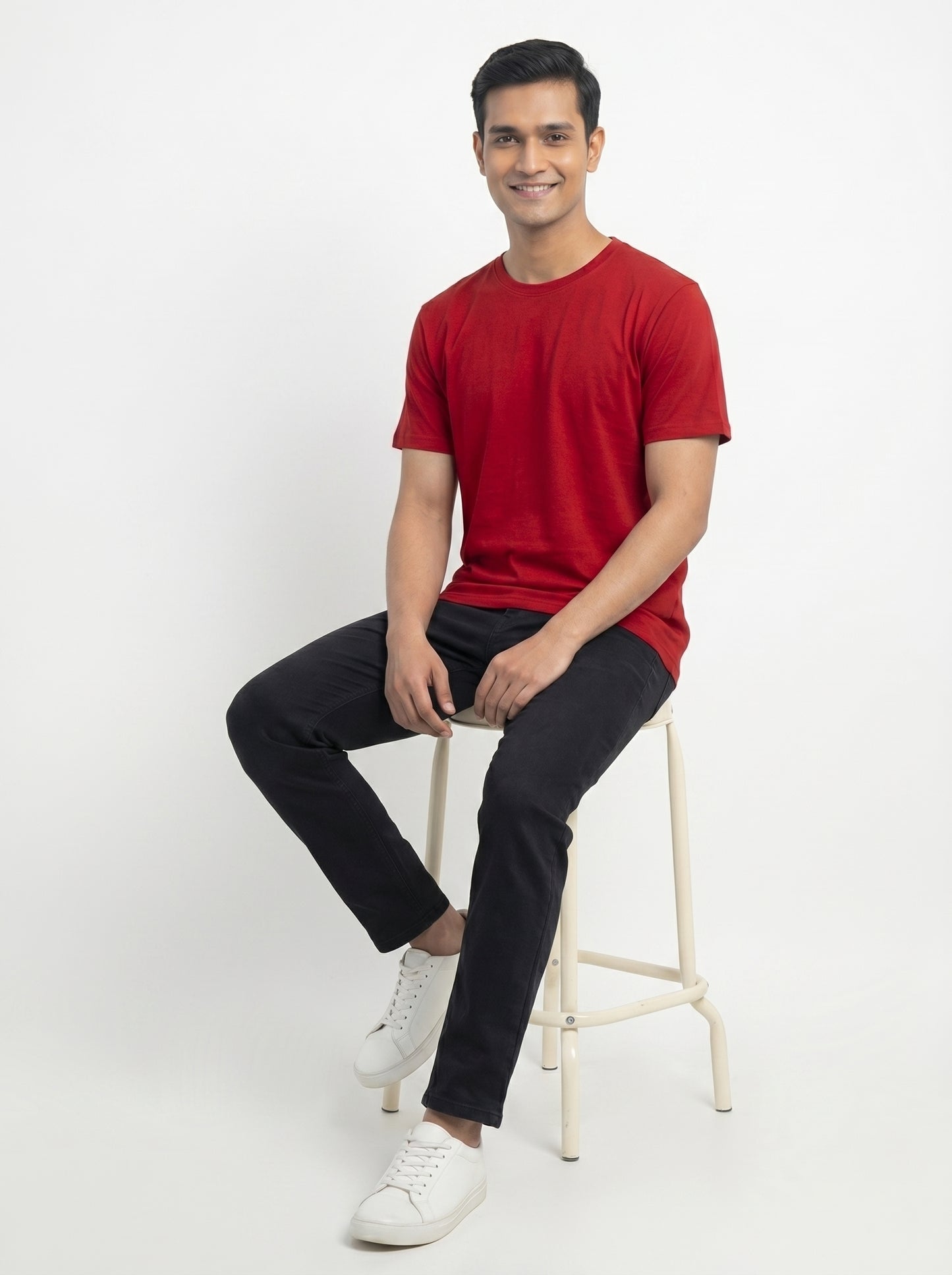 Essential 180 GSM Cotton T-Shirt – Regular Fit (Unisex)