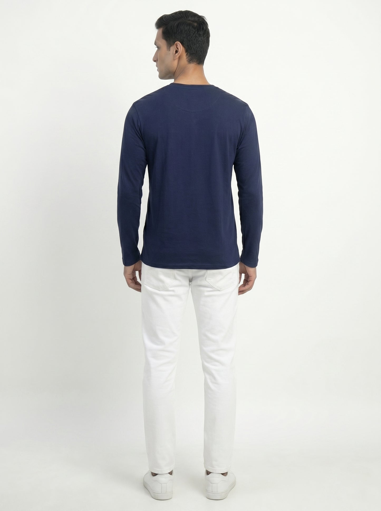Men’s Regular Fit Full Sleeve T-Shirt – 100% Cotton, Soft & Comfortable