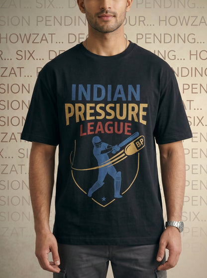 Indian Pressure League T-Shirt – Oversized Fit Premium Cotton (Unisex)