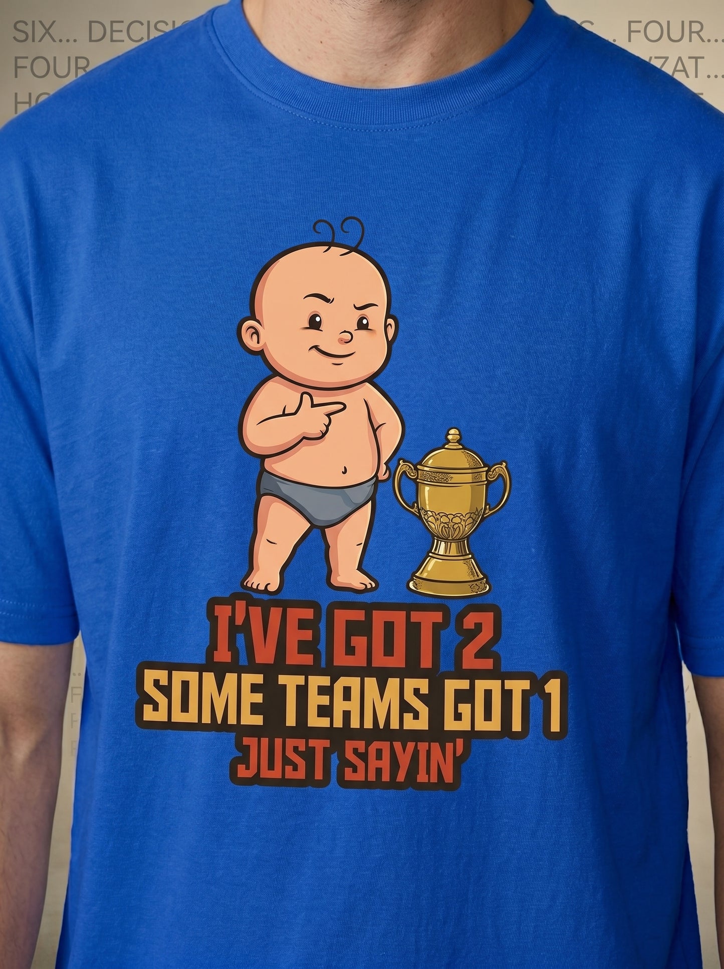 ‘Some Teams Got 1’ Graphic T-Shirt – Regular Fit Premium Cotton (Unisex)