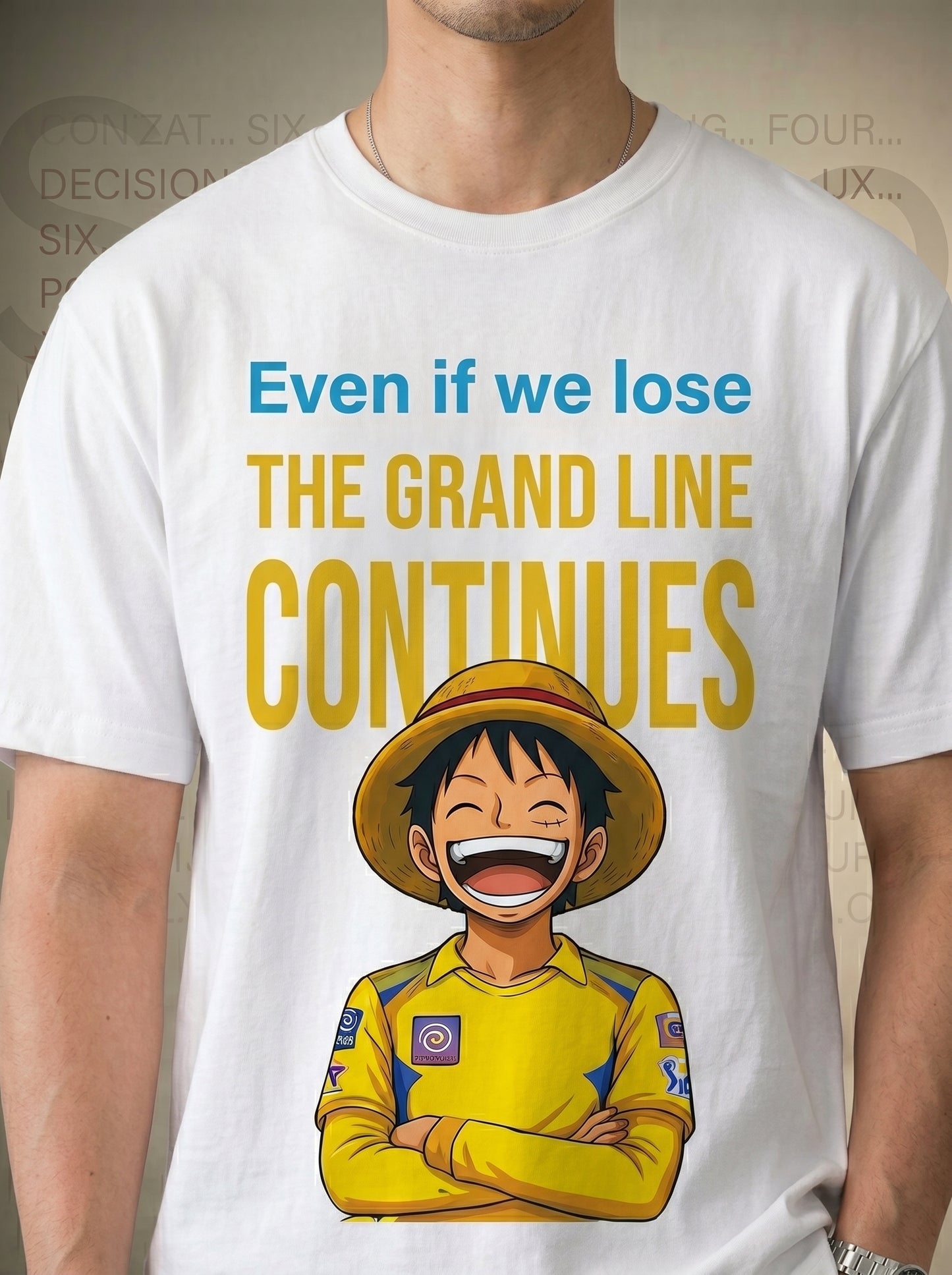 The Grand Line Continues Graphic T-Shirt – Oversized Fit Premium Cotton (Unisex)