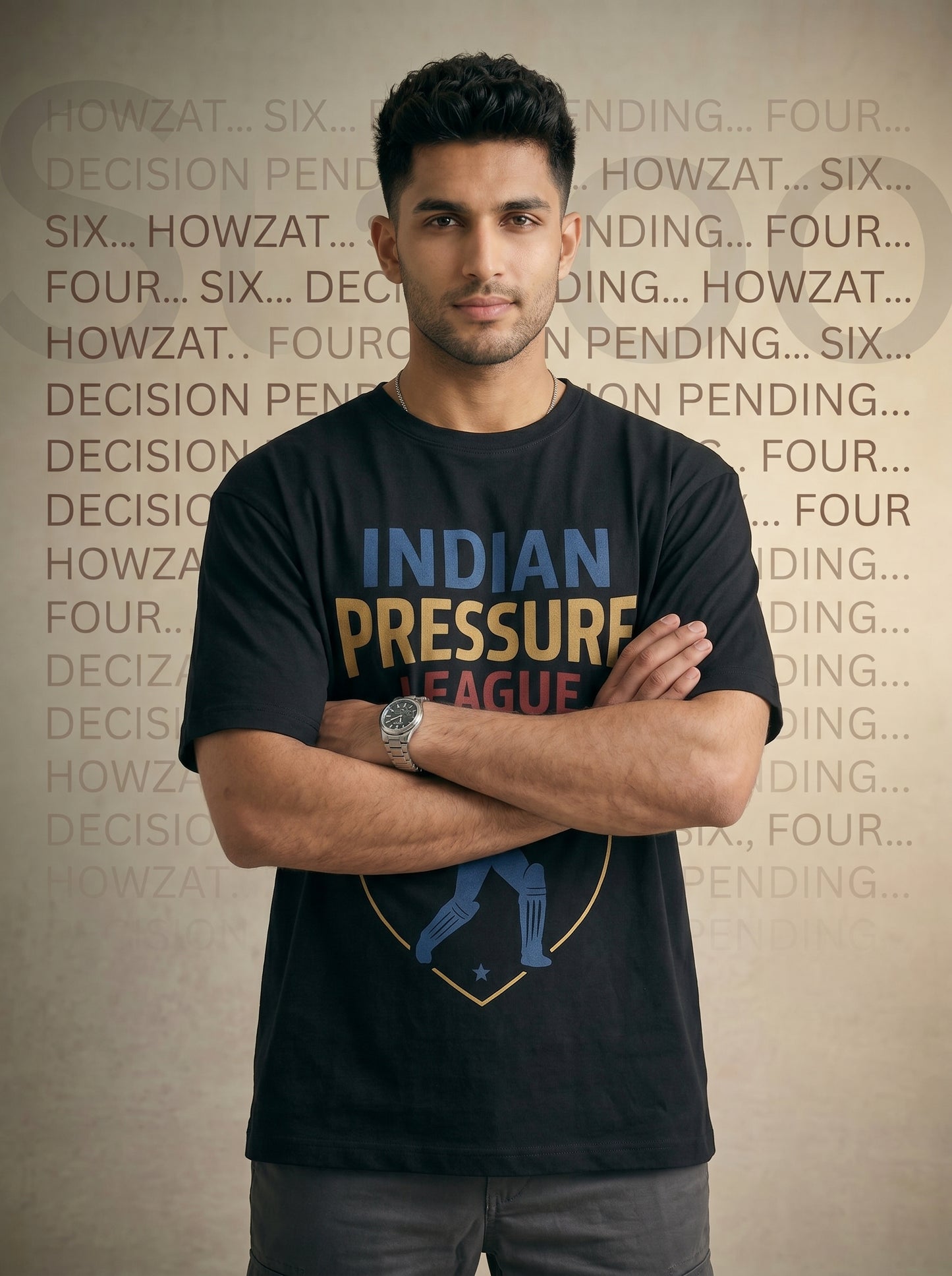 Indian Pressure League T-Shirt – Oversized Fit Premium Cotton (Unisex)