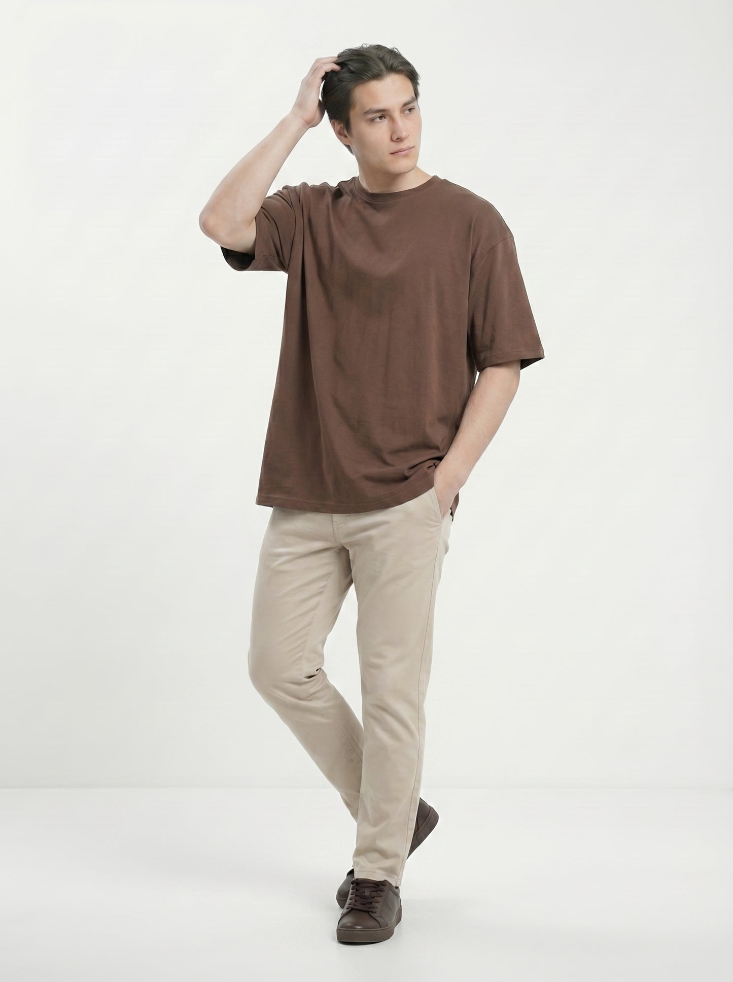 Premium 220 GSM Oversized Cotton T-Shirt – Unisex