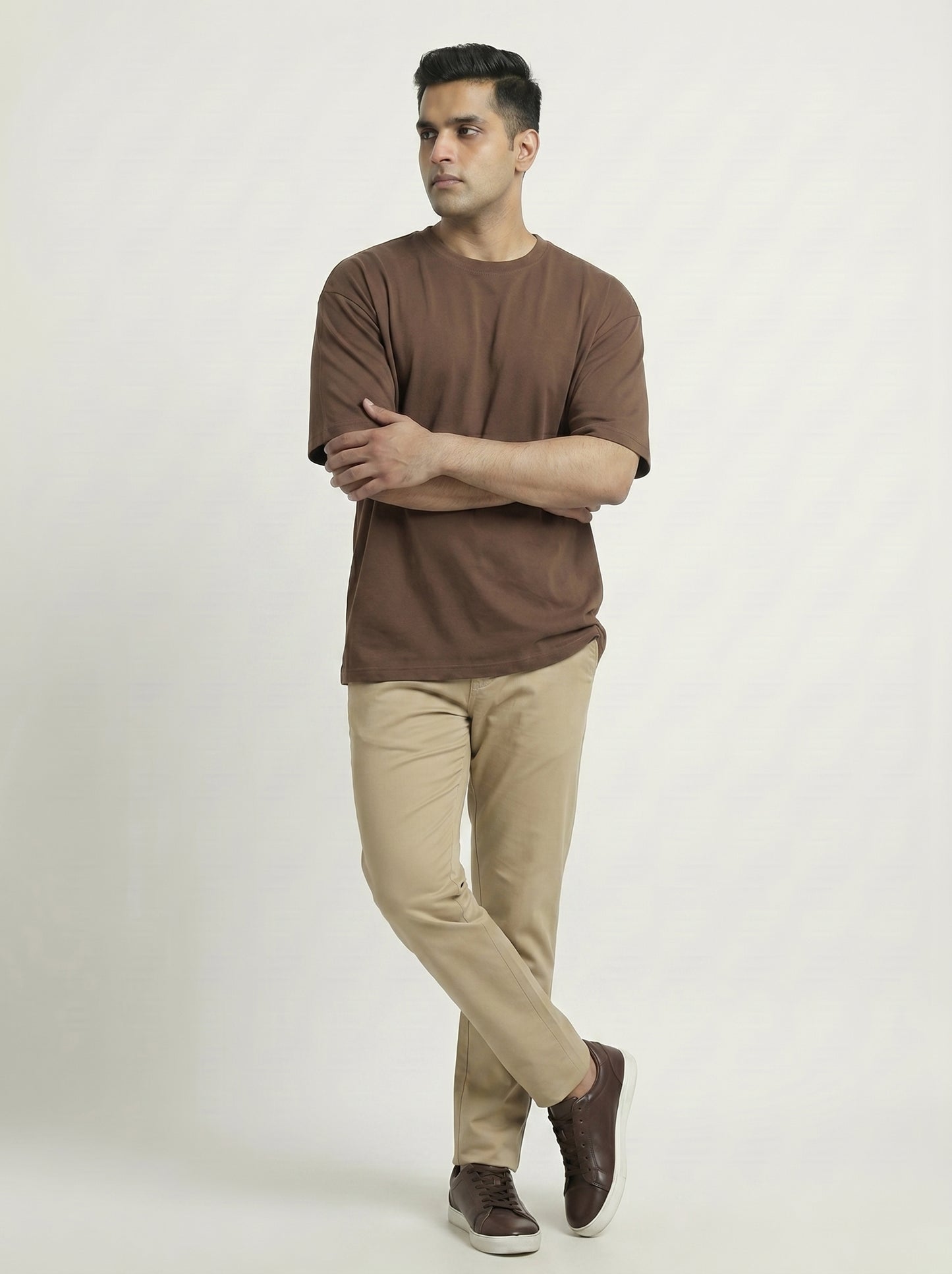 Premium 220 GSM Oversized Cotton T-Shirt – Unisex