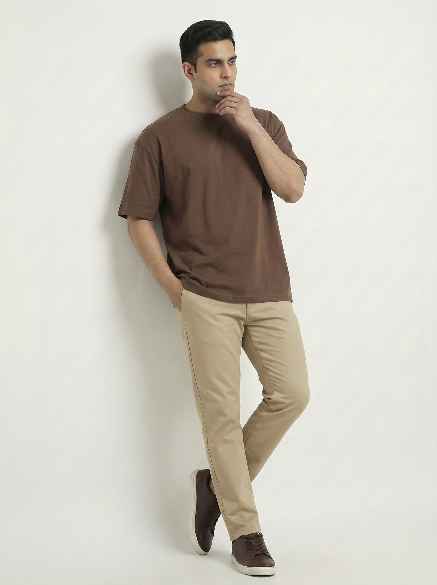 Premium 220 GSM Oversized Cotton T-Shirt – Unisex