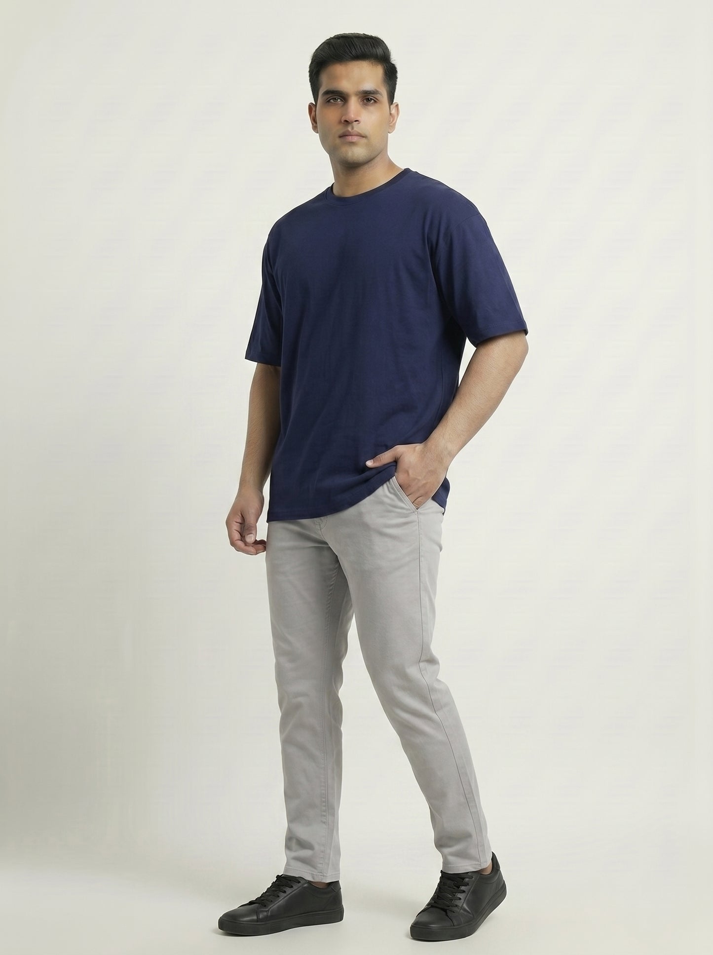 Premium 220 GSM Oversized Cotton T-Shirt – Unisex