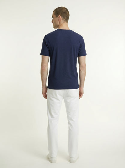 Breeze Men’s Regular Fit Short Sleeve T-Shirt – 100% Micro Polyester, Dot Knit