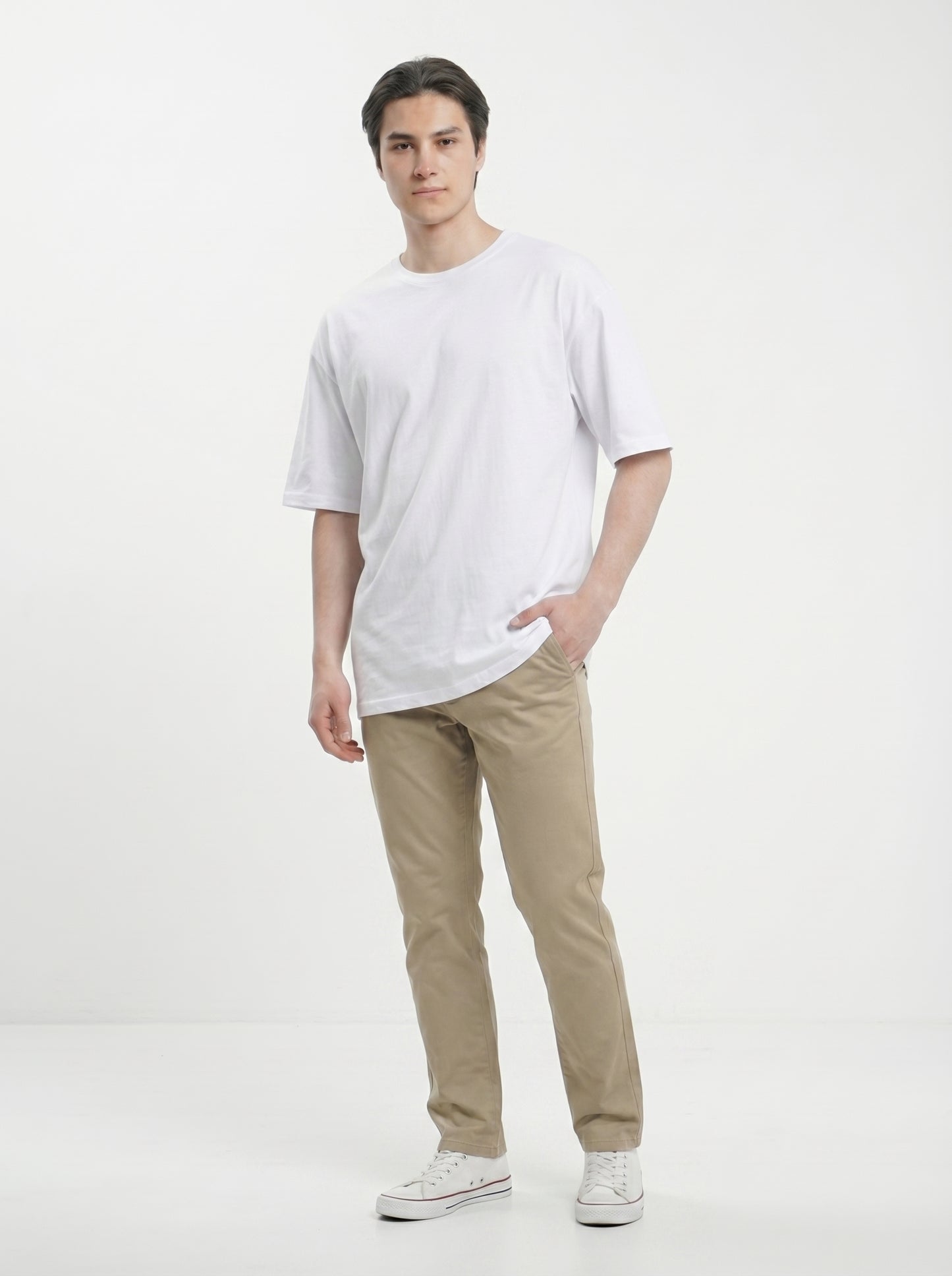 Premium 220 GSM Oversized Cotton T-Shirt – Unisex