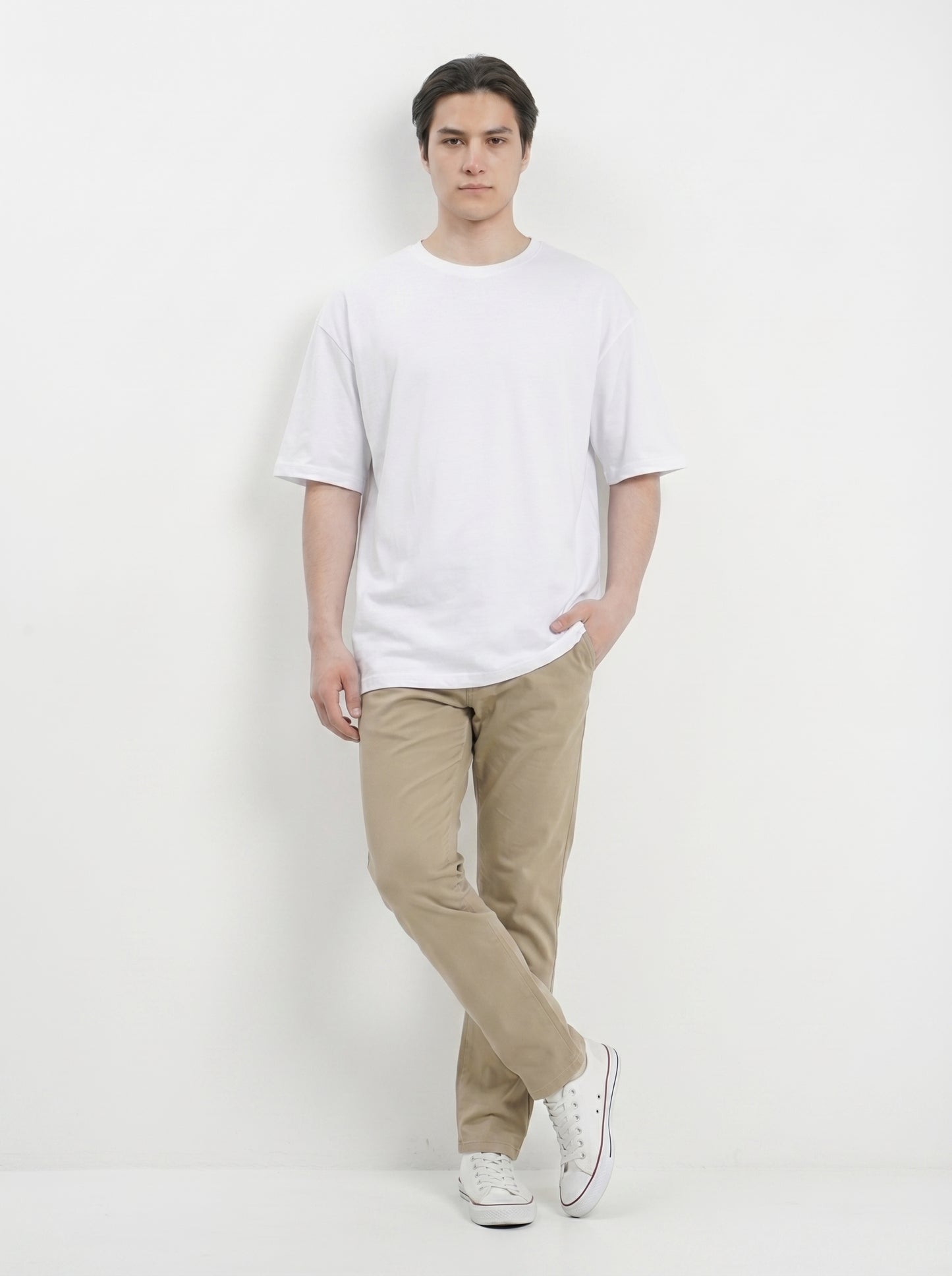 Premium 220 GSM Oversized Cotton T-Shirt – Unisex