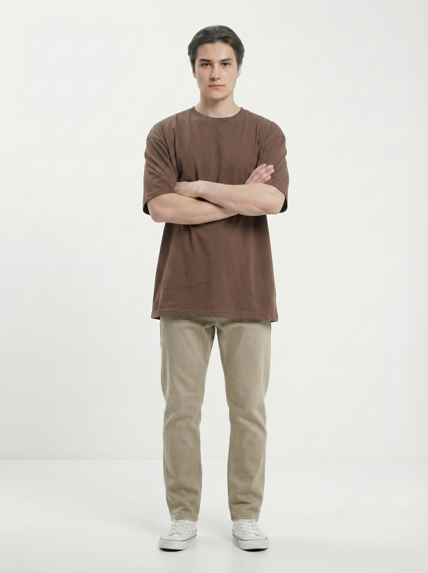 Premium 220 GSM Oversized Cotton T-Shirt – Unisex