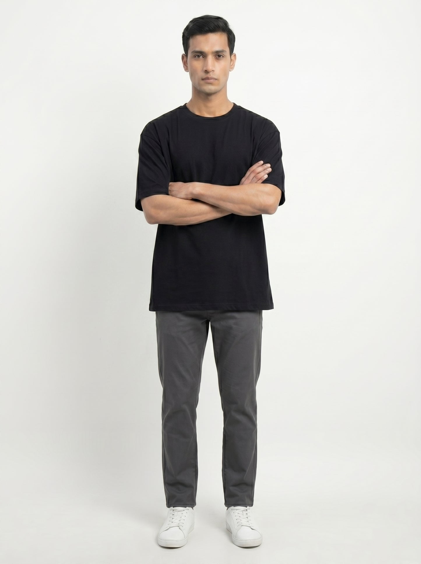 Premium 220 GSM Oversized Cotton T-Shirt – Unisex