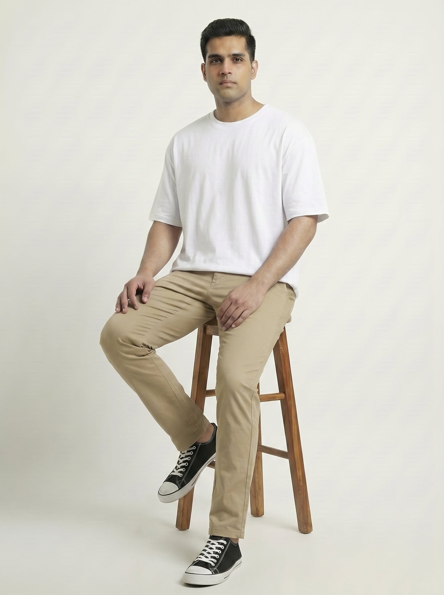 Premium 220 GSM Oversized Cotton T-Shirt – Unisex